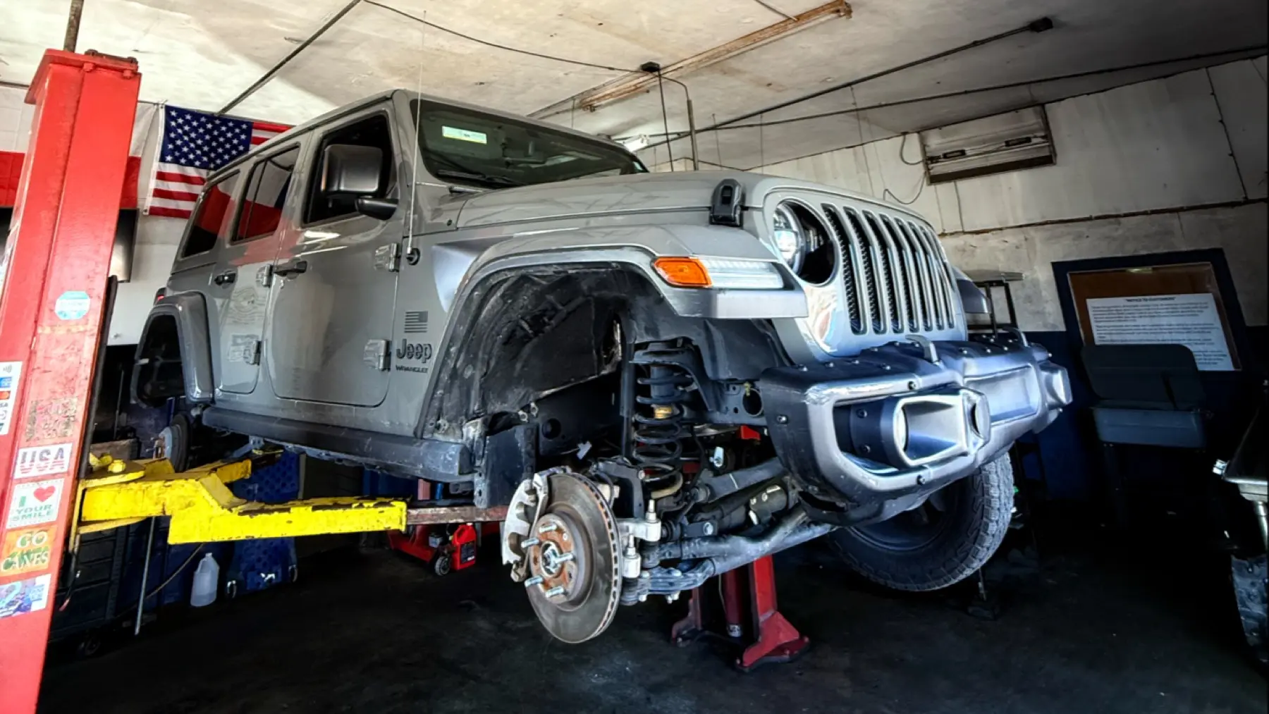 Jeep Wrangler · suspension